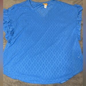 Ruby Rd. Blue XL blouse
